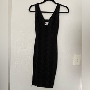 Xtra Small Black Shimmer Mini Dress.